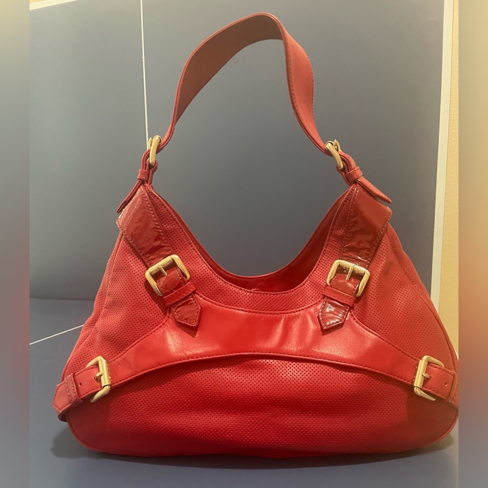 Beautiful RED Botkier purse - vintage in excellent condition!